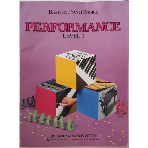 BASTIEN‎ PIANO BASICS LIBRARY PERFORMANCE LEVEL 1 - Picture 1 of 7